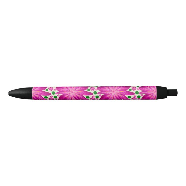 Hot pink floral seamless pattern  pen (Front)