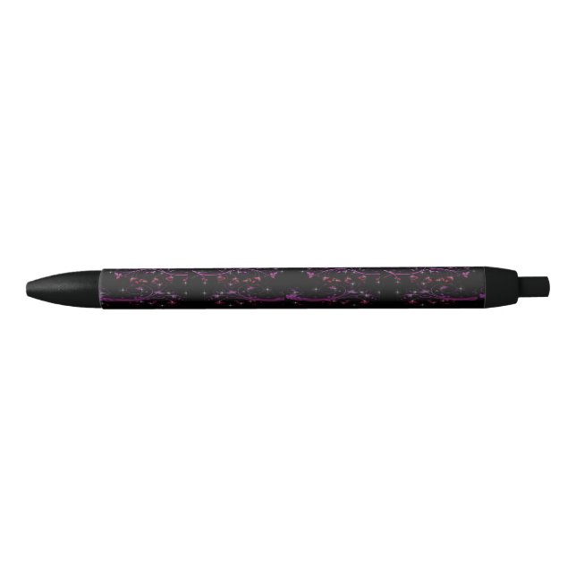 Hot Pink Flowers Pen (Front)