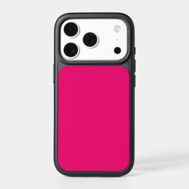 Hot Pink fuchsia Apple iPhone 17 Pro OtterBox case (Back)