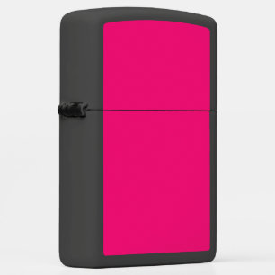Hot Pink fuchsia black matte Zippo lighter