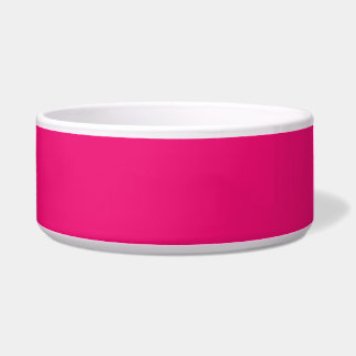 Hot Pink fuchsia large pet bowl