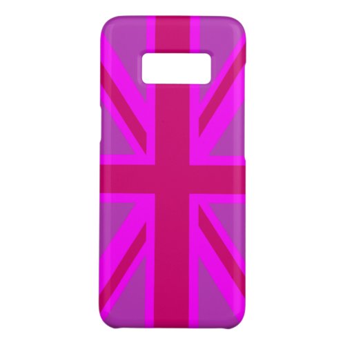 Hot Pink Fuchsia Union Jack Decor Case_Mate Samsung Galaxy S8 Case