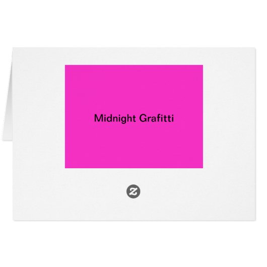Hot Pink, Fushcia and Black Modern Graphic Art (Back Horizontal)