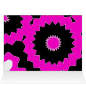 Hot Pink, Fushcia and Black Modern Graphic Art (Inside Horizontal (Top))