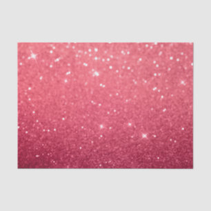 Hot Pink Girly Bokeh Twinkle Sparkle Glitter Gifts Tissue Paper