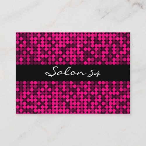 Hot Pink Glam Business Card