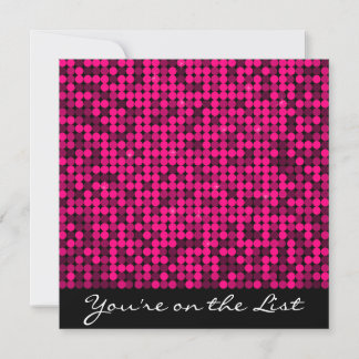 Hot Pink Glam Invitation