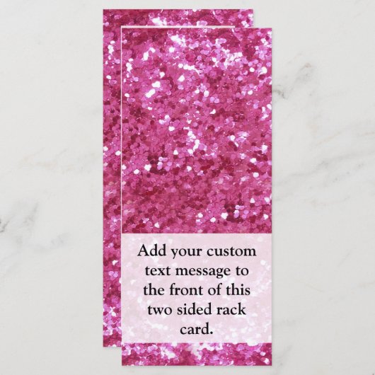 Hot Pink Glitter Look (Front/Back)