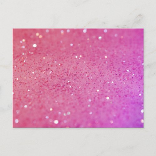 Hot Pink Glitter _ Shiny Sparkles Postcard