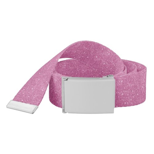 Hot Pink Glitter Sparkles Belt