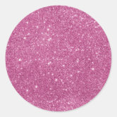 HOT NEON PINK SPARKLE GLITTER BACKGROUND PARTY FUN STAR STICKER