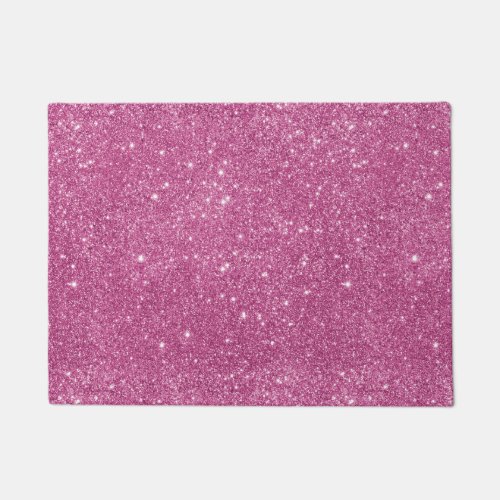 Hot Pink Glitter Sparkles Doormat