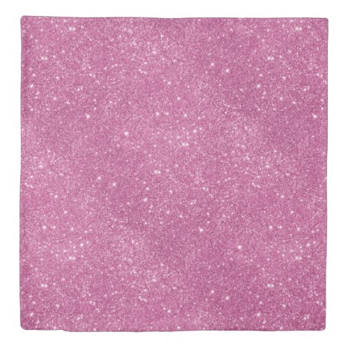Hot Pink Glitter Sparkles Duvet Cover