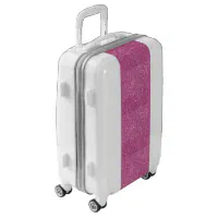 Hot Pink Glitter Luggage Zazzle