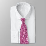 Hot Pink Glitter Sparkles Neck Tie<br><div class="desc">Hot Pink Glitter Sparkles

You can personalize the design further if you'd prefer,  such as by adding your name or other text,  or adjusting the image - just click 'Customize' to see all the options.</div>