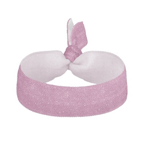 Hot Pink Glitter Sparkles Ribbon Hair Tie