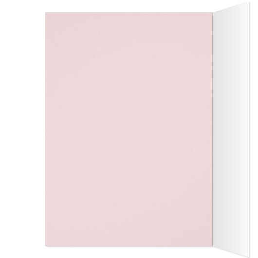 Hot Pink & Gold Lace Welcome Home Card (Inside (Left))