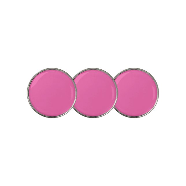 Hot Pink Golf Ball Marker (3 Up)