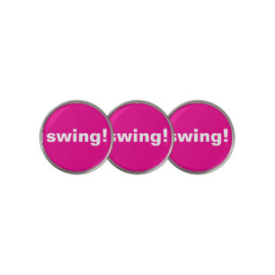 Hot Pink Golf Ball Markers
