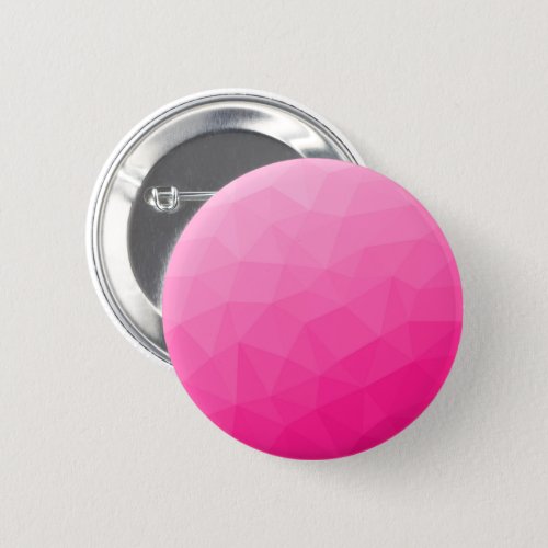 Hot pink Gradient Geometric Mesh Pattern Button