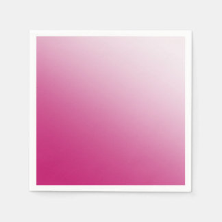 Hot Pink Gradient Napkins
