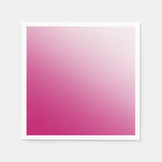 Hot Pink Gradient Napkins (Front)