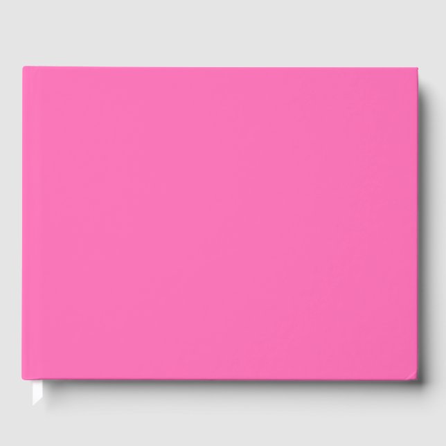 Hot Pink Guest Book (Front)