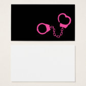 Hot Pink Handcuffs (Front & Back)