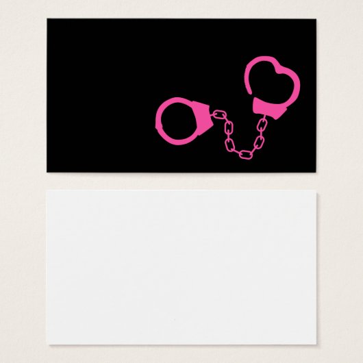 Hot Pink Handcuffs (Front & Back)