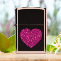 Zippo Heart Design Rose Gold Lighter