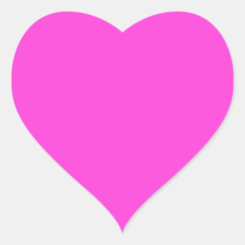 Hot Pink Heart Sticker