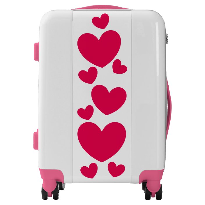 girly suitcase