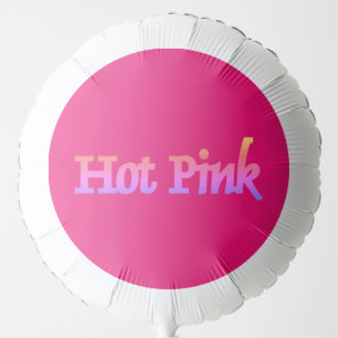 Hot Pink helium balloon