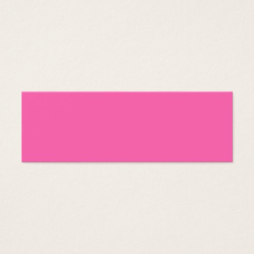Hot Pink High End Solid Colored Business Card
