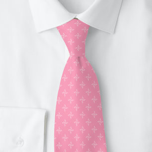 Hot Pink Honeysuckle Neck Tie