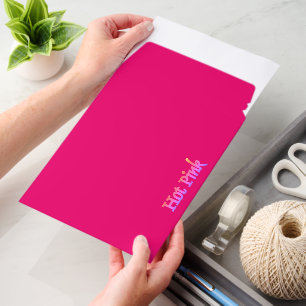 Hot Pink horiz small shipping envelope mailers