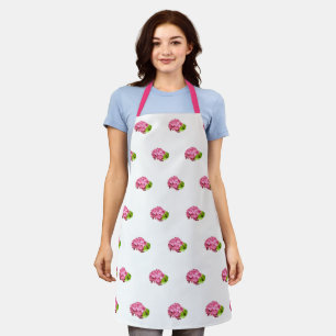 Hot Pink Hydrangea Design Apron