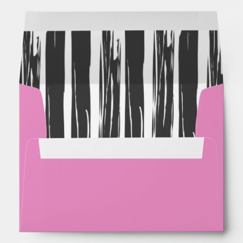 Hot Pink Ikat Envelope