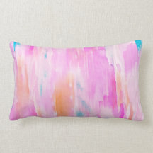 Hot Pink Ikat Watercolor Design