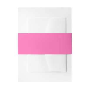 Hot Pink Invitation Belly Band
