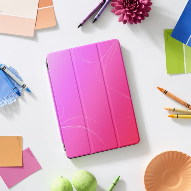 Hot Pink iPad Pro Cover (Desk)