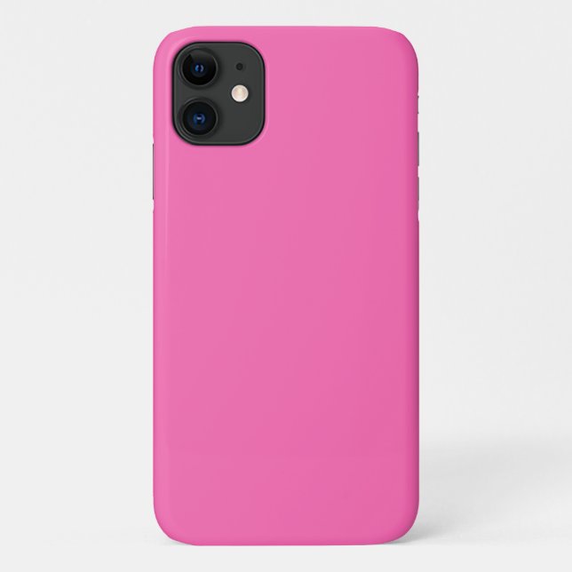 Hot Pink iPhone 11 Case (Back)