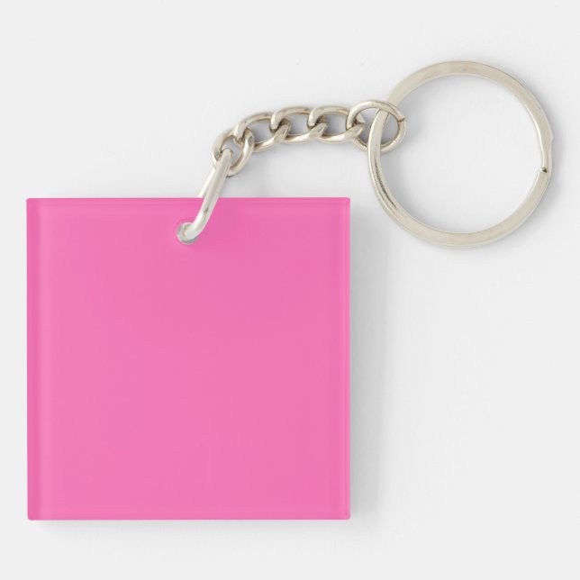 Hot Pink Keychain (Back)