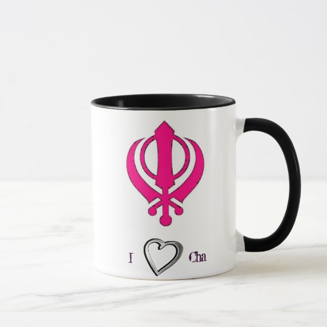 Hot Pink Khanda Mug (Right)