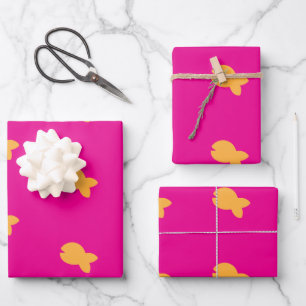Hot Pink Kids   Wrapping Paper Sheets