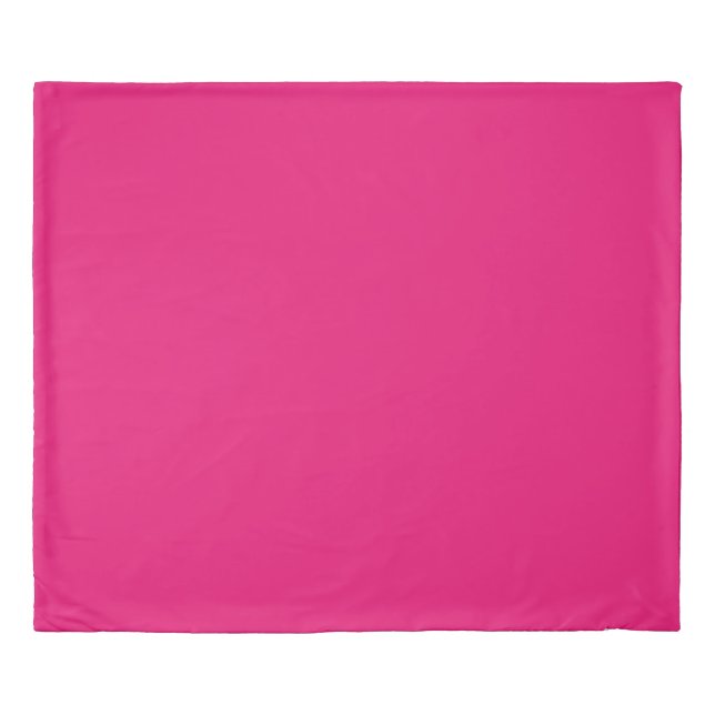 Hot Pink king duvet cover (Front)