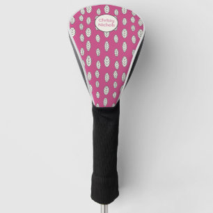 Hot Pink Ladies Personalized Ladies Golf Head Cover
