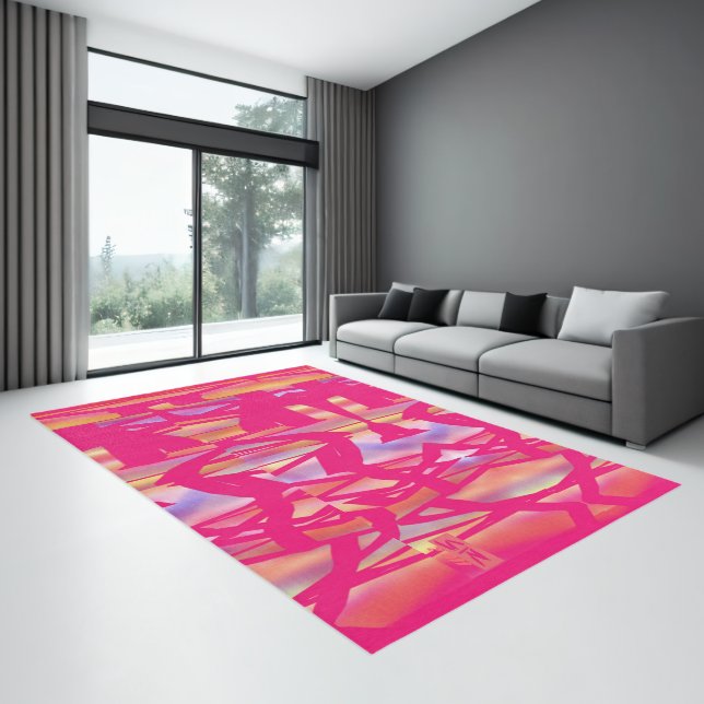 Hot Pink large indoor area rug (Insitu (Indoor 3))