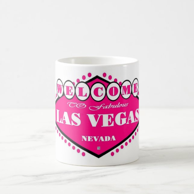 HOT PINK Las Vegas Sign Mug (Center)
