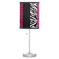Hot Pink Leopard and Zebra Custom Animal Print